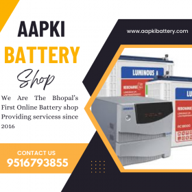 Aapki Battery- Exide, Amaron, Luminous Battery