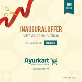 Flat 10% Off on all Ayurvedic Medicines & Get Free Shipping