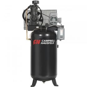Campbell Hausfeld Two-Stage Air Compressor — 5 HP, 208-230/460 Volt, 3 Phase, 80 Gallon, 16.6 CFM @ 175 PSI, Model# CE7051