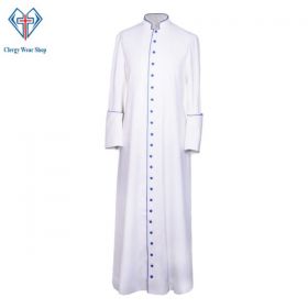 White Clergy Robes for Mens | White Cassock