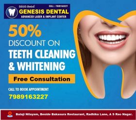 Free Dental Consultation with 20% Discount on Treatments