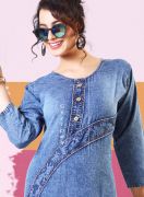 Denim Womens Kurti