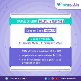 Special Offer on Speciality Medicines by Mrmed.in