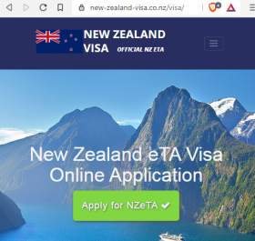 NEW ZEALAND ETA VISA Online -  VISA EINWANDERUNGSBÜRO