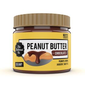 The Butternut Co. Chocolate Peanut Butter 340 gm | High Protein Peanut Butter | Creamy Chocolate Flavour