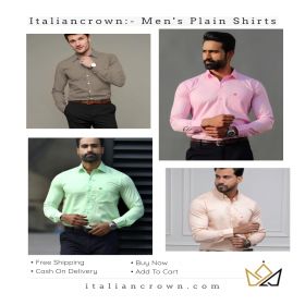 Buy Men's Plain Shirts Online at Low Prices - Italiancrown 