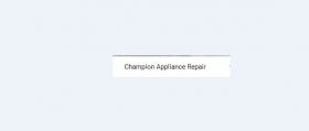 Champion Appliance Repair