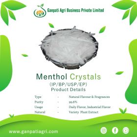 Ganpati Agri Business Pvt. Ltd. | Menthol Crystal Manufacturers in India