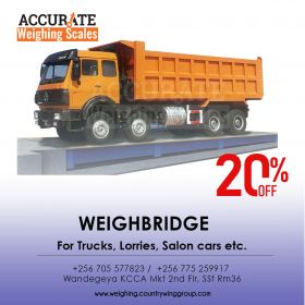 Digital Weighbridge Vehicle Scales Supplier Uganda