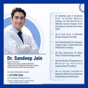 Dr. Sandeep Jain - Best Laparoscopic surgeon | Best Bariatric Surgeon | Best Gastrointestinal Surgeon | Bhopal