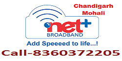 Netplus Broadband Plans Chandigarh Mohali Kharar