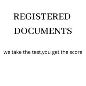 REGISTERED DOCUMENTS