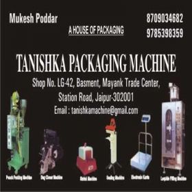 Tanishka Packaging Machines - Packaging machine in jaipur