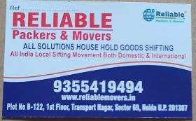 Reliable Packers & Movers