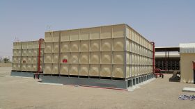 GRP sectional water tanks