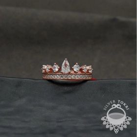 Silver Crown Ring