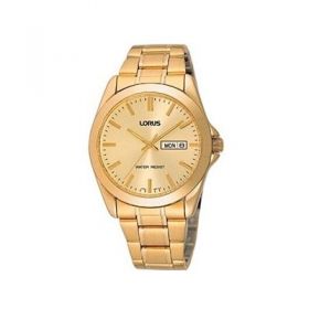 Lorus Gents Gold Bracelet Watch RJ608AX9