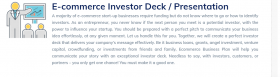 E-commerce Investor Deck / Presentation