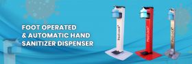 Foot Operated Automatic Hand Sanitizer Dispenser