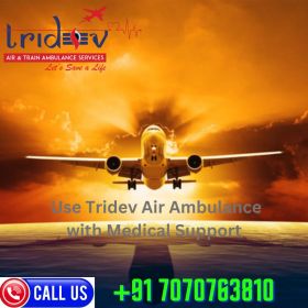Opt for Tridev Air Ambulance in Patna to Transfer