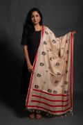 Buy Online Handwoven Natural Dyed Cotton Silk Blen