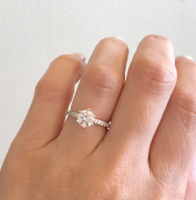 Lab Grown Diamond Halo Ring Online