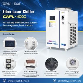 TEYU CWFL-4000 Industrial Laser Chiller for 4000W 