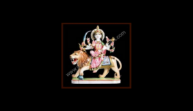 Marble Maa Durga Statue