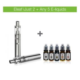 ELEAF IJUST 2 KIT + 5 IVG E-LIQUIDS