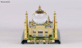 Crystal Brass 3.5-inch Taj Mahal Miniature