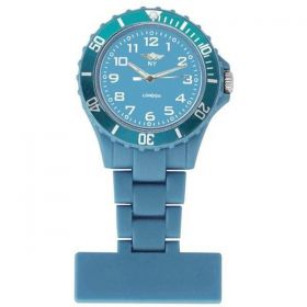 NY LONDON Light Blue Dial Nurse FOB Watch Light Bl