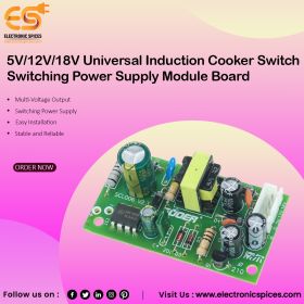 5V/12V/18V Universal Induction Cooker Switch