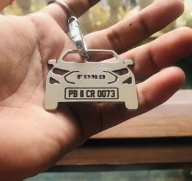 Number Plate Keychain