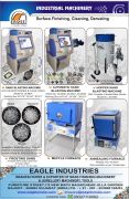 Surface finishing, cleaning & De-rusting machine