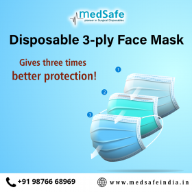 Disposable 3 ply Face Mask