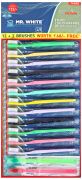 Mr. White 49 Hard Toothbrush (Pack of 12 + 2)