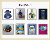 Blue pottery