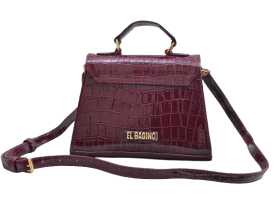 Sling Bag for Women- Cherry Crocodile Pattern 