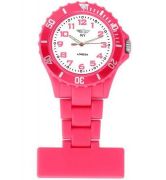 Prince NY LONDON White Dial Nurse FOB Watch Pink 4