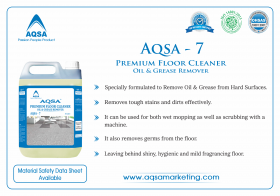 Premium Floor Cleaner Oil & Grease Remover AQSA 7