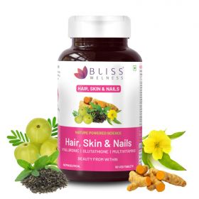 Bliss Welness Hair Skin & Nail Vitamin Supplement 