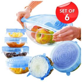 VACUUM SILICONE 6 STRETCHABLE COVER FOR BOWLS, BOT