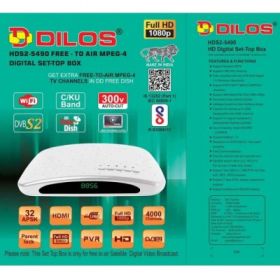 DILOS HDS2-5490 Free-To-Air Full HD DVB-S2 Set-Top
