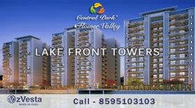 1590sqft 3BHK Flower Valley Lake Front Tower