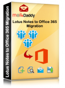 MailsDaddy Lotus Notes to Office 365 Migration