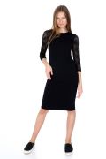 Buy Dita Lace & Jersey Sheath Dress in sale