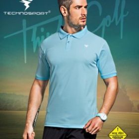 Plain Light Blue Sports T Shirt