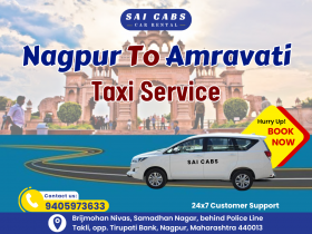 Sai cabs car rental - Nagpur to Amravati