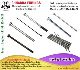 Long Bolts manufacturers, Suppliers, Distributors,