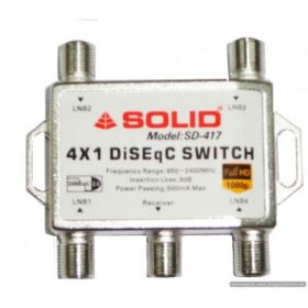 SOLID SD-417 DiSEqC 2.0 Switch - 4in1